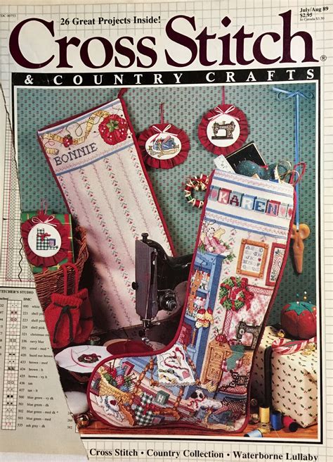 See more ideas about cross stitch, stitch, cross stitch patterns. stitchers studio stocking from cs&cc july/aug 1989 -xs4 ...