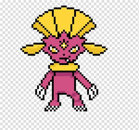 Fiche vierge pour en inventer ou reproduire les modèles. Dessin Pixel Pokemon Evoli : Eevee And Nidorino Fusion ...