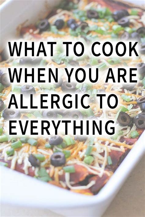 A little on the weepy side, kind of listless, thinking a big chunk of chocolate would lift you right up. What to Eat When You're Allergic to Everything? | Eat ...