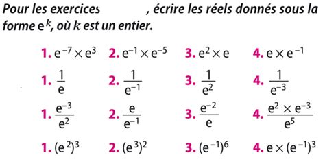 Exponentielle : exercices PDF de maths en terminale S