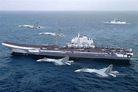 Liaoning (16) , is the first aircraft carrier commissioned into the people's liberation army navy (plan). Chinese Liaoning Aircraft Carrier Shows Its Growing Combat Capabilities