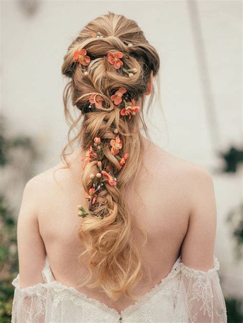 Look elegant and feel beautiful on your. Rapunzel Flower Hair Vine | Bridal hair flowers, Flowers ...