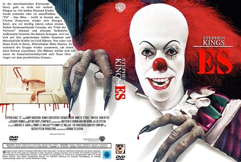 „es, eine dämonische kreatur in der gestalt eines clowns, die er vor 30 jahren gemeinsam mit 6 freunden vertrieben hat, ist zurückgekehrt. Stephen Kings Es (1990) R2 German Covers | Dvd Covers and ...
