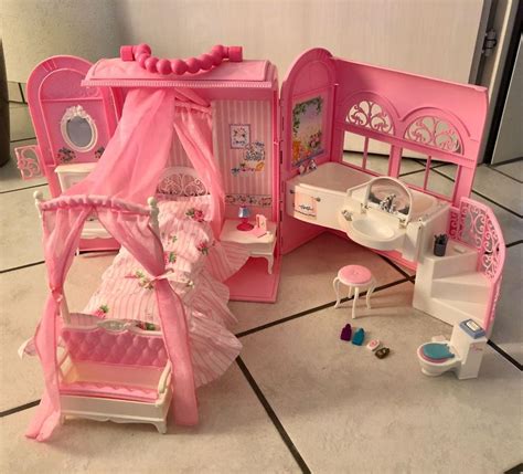 Erstaunliche idee für machen sie puppe bad aussehen super originell! Barbie Schlafzimmer/Badezimmer | Kaufen auf Ricardo