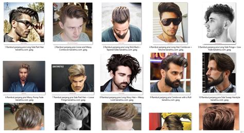 Maybe you would like to learn more about one of these? √ 30+ Model Rambut Panjang Pria Keren Lurus keriting ...