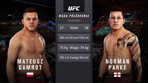 Mateusz gamrot profile, mma record, pro fights and amateur fights. KSW 53 Mateusz Gamrot Vs Norman Parke/UFC 3 - YouTube