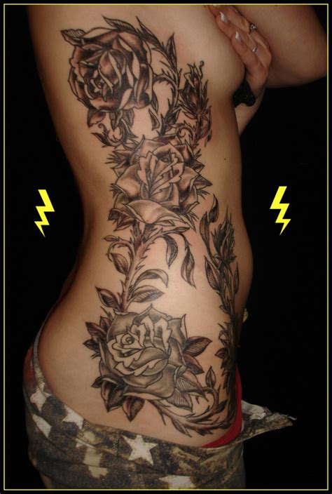 Rib tattoos are one of the most followed trends in the tattoo world. Girl Hip Tattoos: June 2012