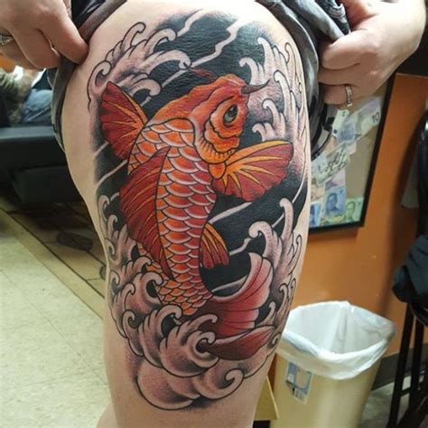 A koi fish tattoo can be inked on both men and women. 65+ Japanese Koi Fish Tattoo Designs & Meanings - True ...