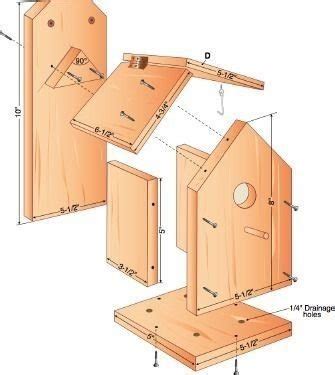 The lucky one landed in the ferns. Best Of Wooden Bird House Plans - New Home Plans Design