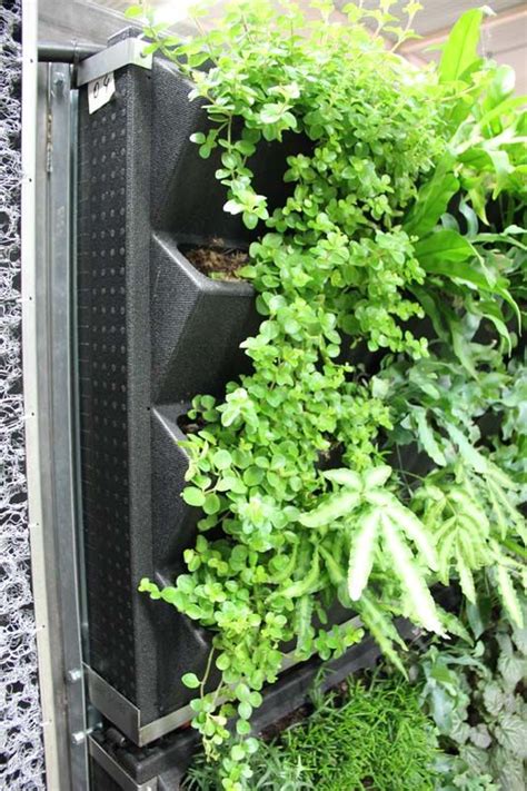 Die blumenkästen des vertical garden sind in einem leichten und dennoch robusten holzgestell befestigt. Mein Balkon: Ungewöhnliche Pflanzgefäße - Vertikale Gärten ...