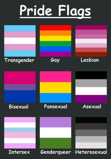 The rainbow flag is seen at pride events all around the world and is often used as a collective symbol for the entire lgbt community. Pride flags | the asexual and heterosexual flags are kinda mean, lacking bright colors and all ...