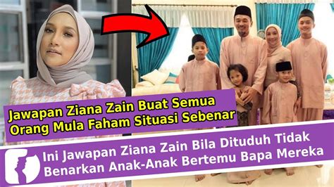 Hasil perkahwinan itu, mereka dikurniakan. Ini Jawapan Ziana Zain Bila Dituduh Tidak Benarkan Anak ...