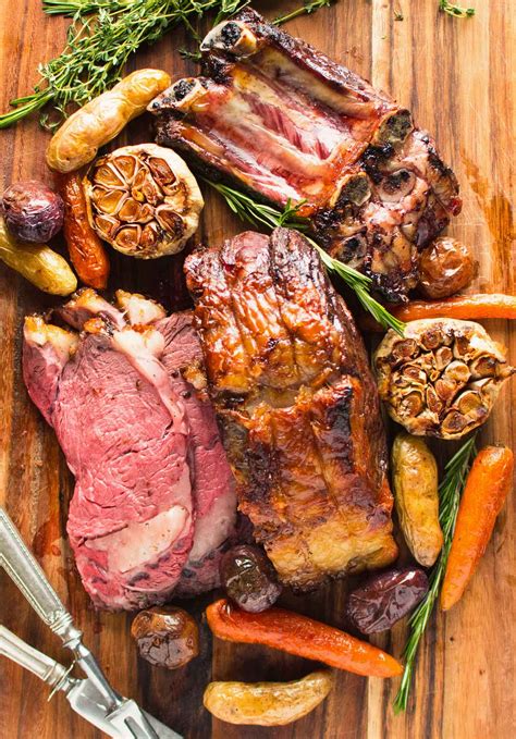 Roast at 350° to desired degree of doneness (325°in convection oven). Vegetables To Pair With Prime Rib Roast Beef - Poor Man S ...