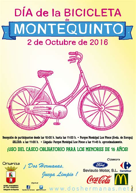 Bicicleta como le interesaba cuando estaban en la oposición. Día de la Bicicleta de Montequinto 2016 | Delegación de Deportes del Excmo. Ayuntamiento de Dos ...