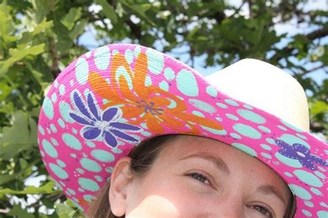 Need ideas on how to store your hats? DIY Painted Cowboy Hat | Painted hats, Hats, Cowboy hats