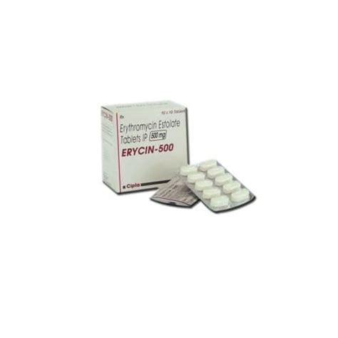 For skin conditions like acne and rosacea, it may take a couple of. Erythromycin 500 Mg Tablets Online at Best Price