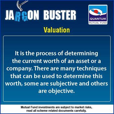 Digital assets are speculative and highly volatile, can become illiquid at any time, and are for investors with a high risk tolerance. #JargonBuster Valuation It is the process of determining ...