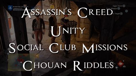 10 видео48 просмотровобновлен 22 янв. Assassin's Creed: Unity - Social Club Missions: Chouan Riddles - PS4 - YouTube