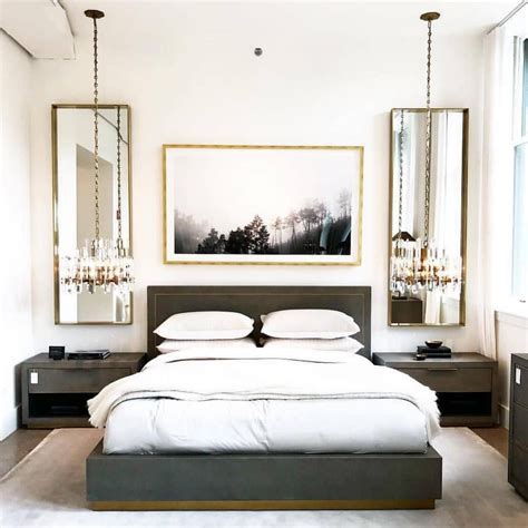 Restoration hardware tampa part one bedrooms pinterest. Chandelier hanging low as nightstand lights | Restoration ...