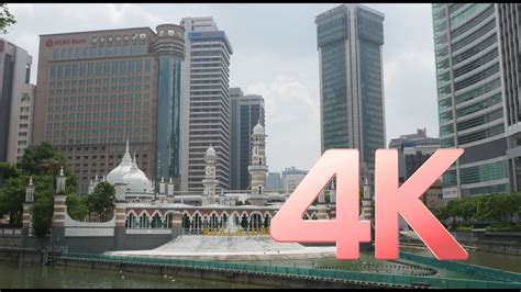 At that time not much people over there, so we had a nice time near the masjid, took some photographs and had a prayer. 4K Walking in Central Market and Masjid Jamek, Kuala ...