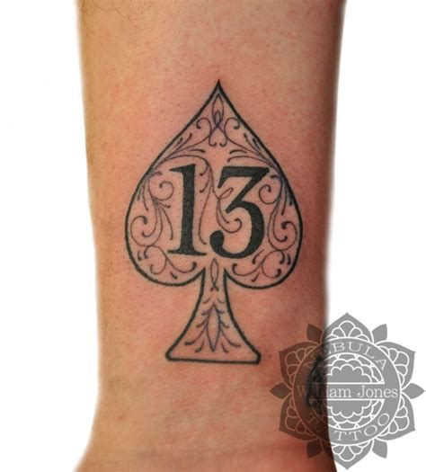 Getting a tattoo behind your ear can be painful. 13 Ace of Spades Tattoo by nebulatattoo.deviantart.com on ...