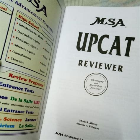 What are the subsections of the upcat practice test? UPCAT REVIEWER EBOOK