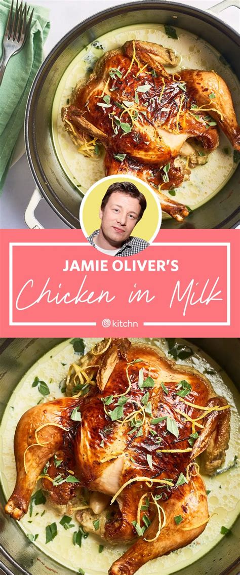 Season it generously all over with salt and pepper, and fry it in the butter, turning the chicken to get an even color all over, until golden. Jamie Oliver's Chicken in Milk Is Probably the Best Chicken Recipe of All Time in 2020 | Jamie ...