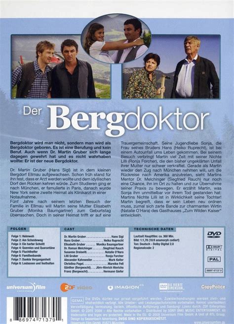 Понастоящем това предаване не е налице. Der Bergdoktor 2008 - Staffel 1: DVD oder Blu-ray leihen ...