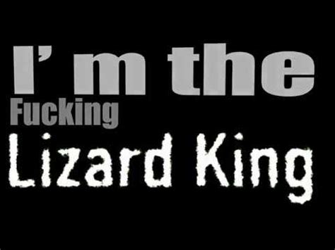 At the peak of being cornered, robert. The Office- I'm the lizard king - YouTube