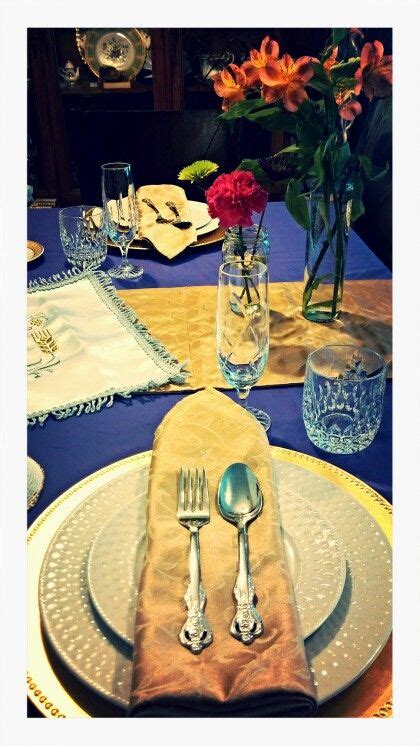 Check spelling or type a new query. Purple and gold Shabbat setting (With images) | Table ...