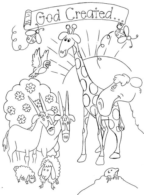 God created land and plants coloring pages. God Created The Earth Coloring Pages - Coloring Home