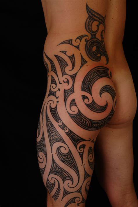 Butterflies can represent something pretty or something more meaningful. MAORI POLYNESIAN TATTOO: Puhoro In Progress On Brent