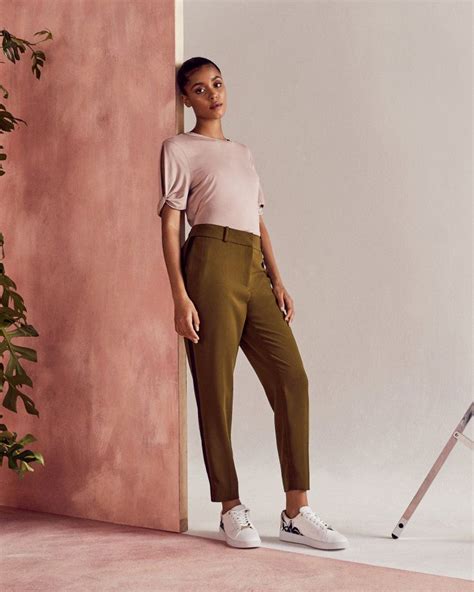 Camel by elvajocelyn on indulgy.com. Side stripe trousers - Khaki | Trousers and Shorts | Ted ...