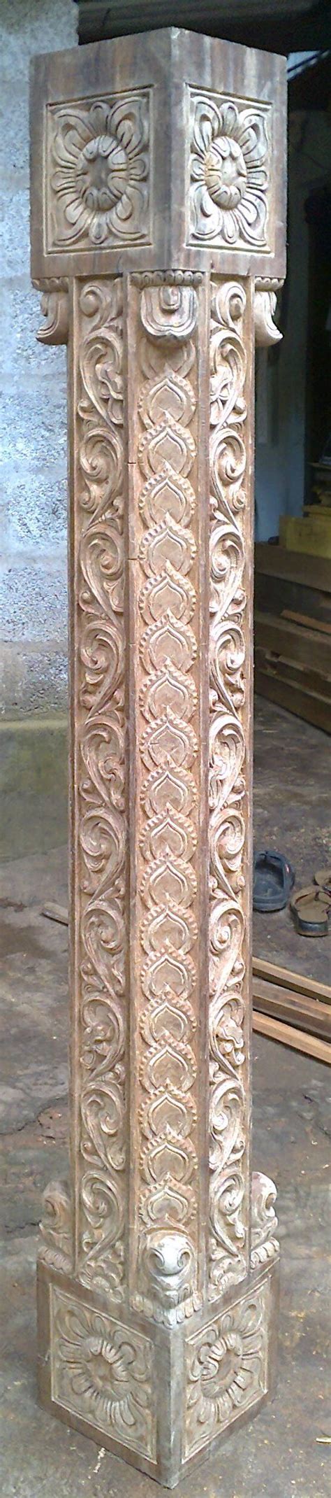 See more ideas about carving, wood carving, carving designs. Sri Devi Gayathri Wood Carving works Udupi | Pillar design ...