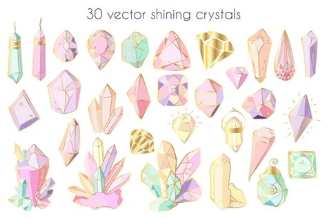 Choose from 40+ cartoon crystals graphic resources and download in the form of png, eps, ai or psd. Magic Crystals - vector collection (137987 ...