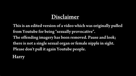 How to write a disclaimer for a video. Image - Disclaimer Teaser YouTube version.png ...