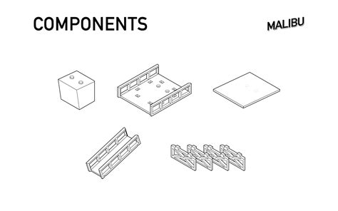 For set ups there are only two locations: Malibu Beach Tower - Candylab Toys