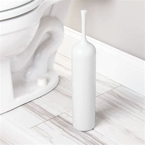 112m consumers helped this year. InterDesign Una Nuvo Slim Toilet Bowl Brush and Holder for ...