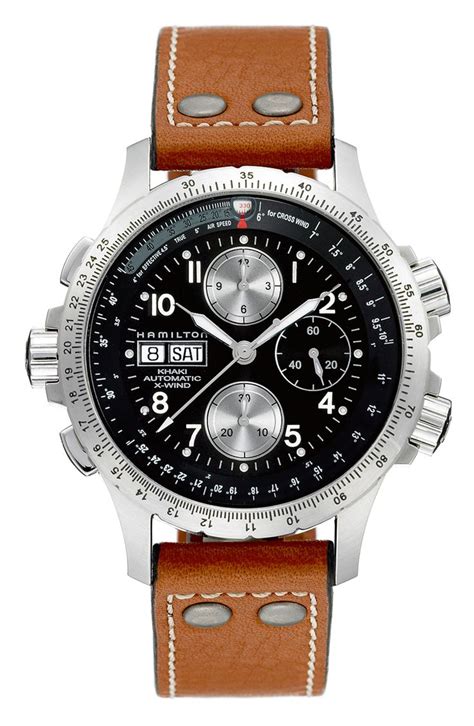 The hamilton watch company has been making watches since 1892. HAMILTON KHAKI AVIATION X-WIND AUTOMATIC CHRONOGRAPH ...