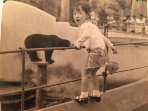 My adorable (4 year old) mother at a zoo in Ho Chi Minh ...