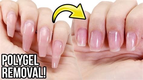 A hand file will get the job done, smoothing. Remove PolyGel Nails: Step By Step How-To Tutorial - Make Glam