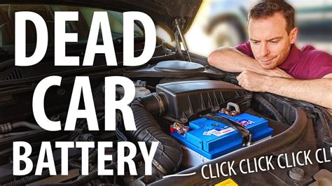 Double check that it's a flat battery. Dead car battery! How to check & replace a flat starter ...