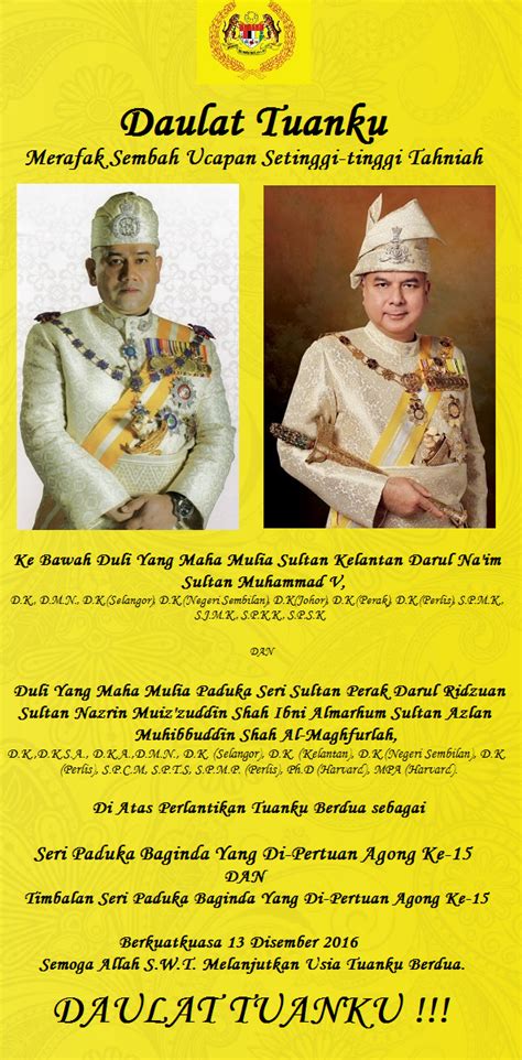 The consort of the yang. WARISAN RAJA & PERMAISURI MELAYU: Majlis Raja-Raja Pilih ...