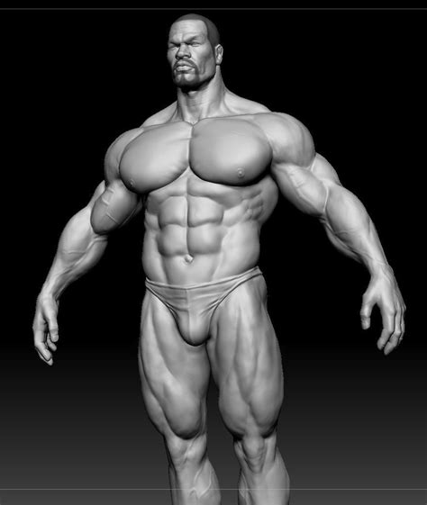 Learn all about human muscles and how they work. muscle w.i.p, Raoh 3d on ArtStation at https://artstation ...