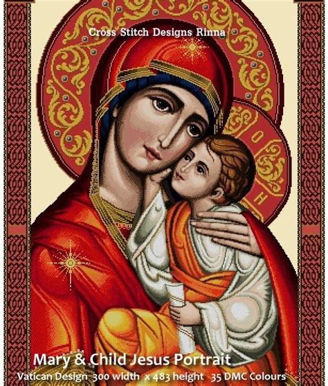 Besides good quality brands, you'll also find plenty of discounts when you shop for cross stitch icon during big sales. Mary & Child Jesus -Cross Stitch PDF Pattern in 2020 ...
