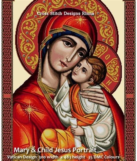 With over 200 designs, you'll find something here that is perfect for your next cross stitch project. Mary & Child Jesus -Cross Stitch PDF Pattern in 2020 ...