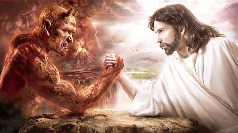 When looking at the most powerful movie beings, gods, demigods, heroes and devils almost always top the list. God vs Devil Wallpaper - WallpaperSafari