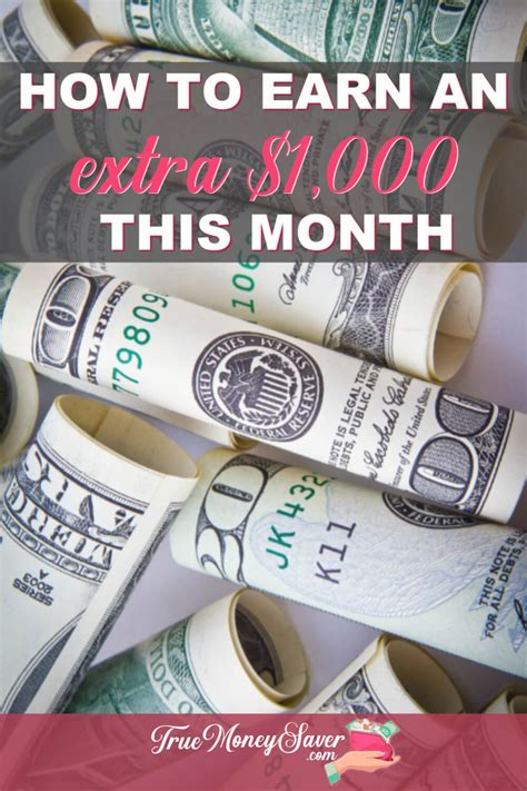 Making an extra $1,000 a month can make a huge difference in helping you to reach your goals. How To Make 1000 Dollars Fast This Month To Pay Off Debt