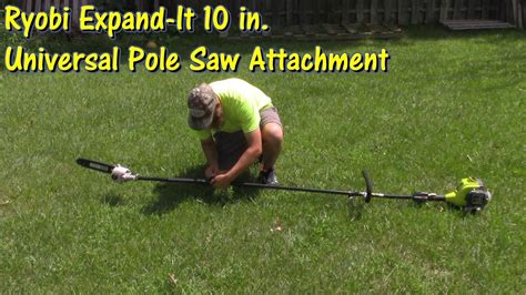 For tree pruning purposes, a manual pole saw, or tree primer will be your best bet. Ryobi expand it pole saw - IAMMRFOSTER.COM