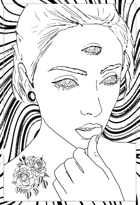 Fuzzy's advanced adult coloring pages include simple and complex flower, animal, and pattern coloring book designs for your doodling pleasure oh, how i love to color! Rose - Coloring Pages for Adults